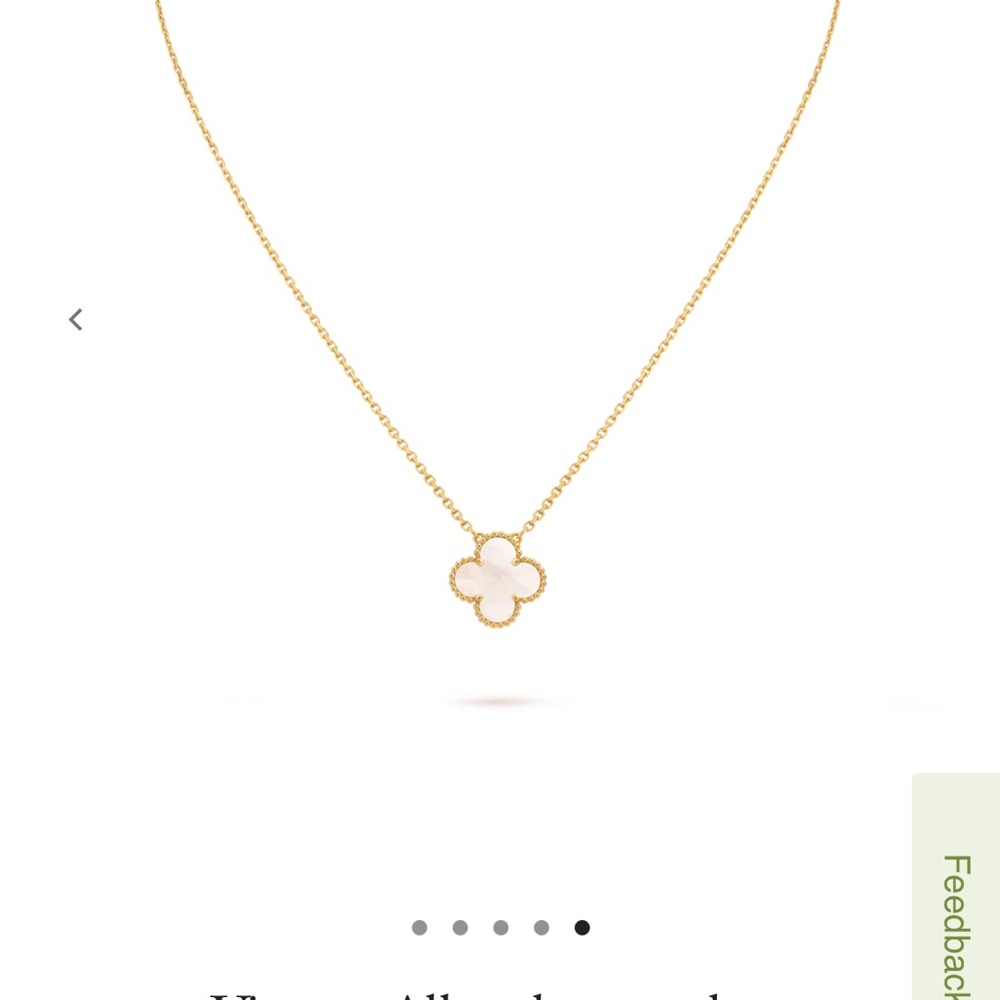 Van Cleef & Arpels Gold Clover Necklace